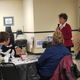 Garrett making her stump speech at an Auglaize County Democratic Party dinner.